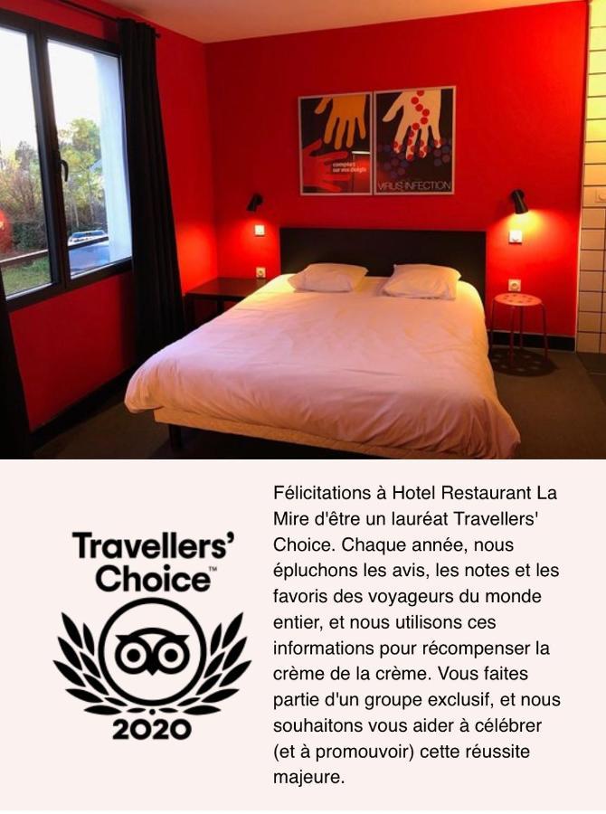 Logis - Hotel Restaurant La Mire Vierzon Luaran gambar
